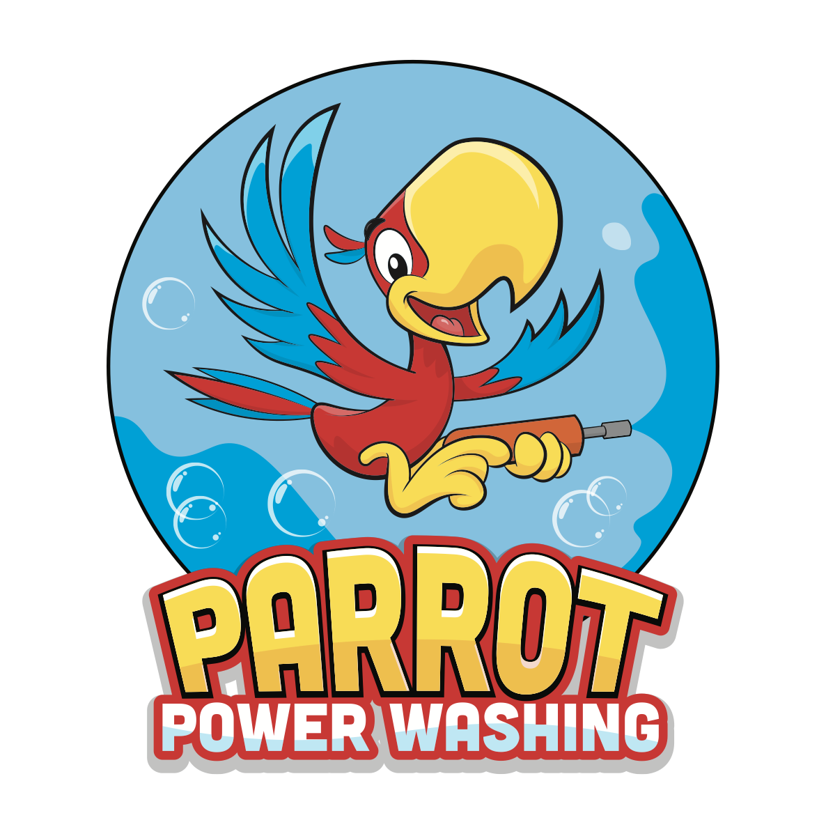 Parrot Power Washing logo